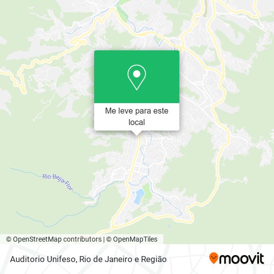 Auditorio Unifeso mapa