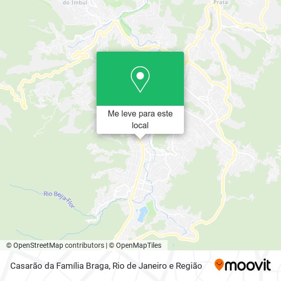 Casarão da Família Braga mapa