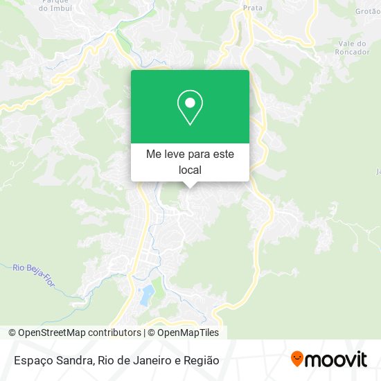 Espaço Sandra mapa