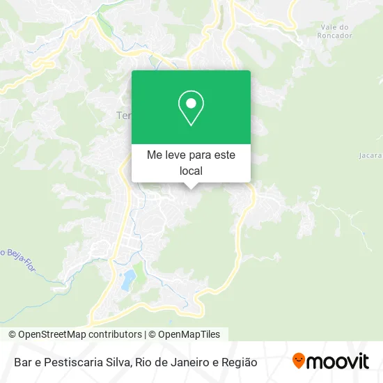 Bar e Pestiscaria Silva mapa