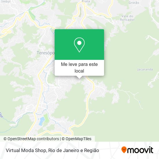 Virtual Moda Shop mapa