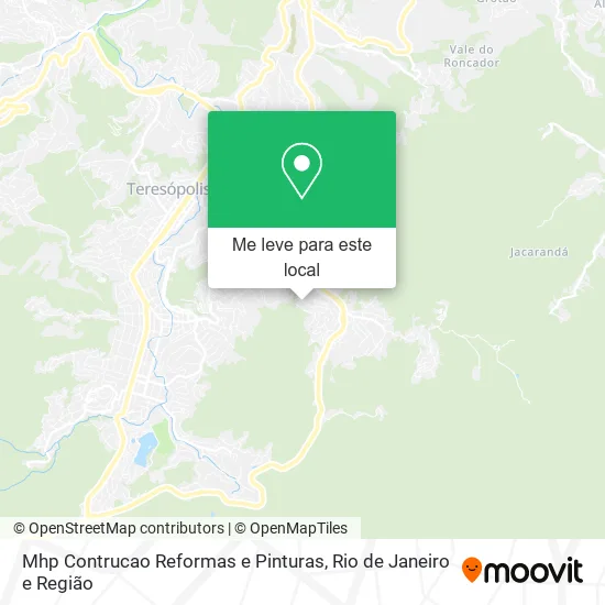 Mhp Contrucao Reformas e Pinturas mapa