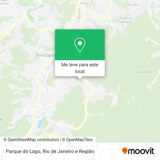 Parque do Lago mapa