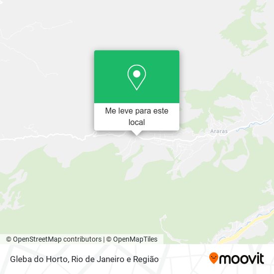 Gleba do Horto mapa