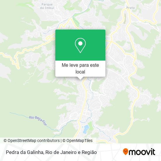 Pedra da Galinha mapa