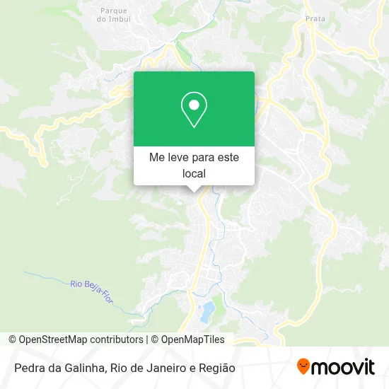 Pedra da Galinha mapa