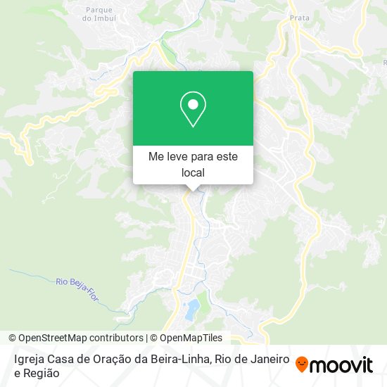 Igreja Casa de Oração da Beira-Linha mapa