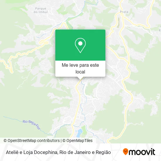 Ateliê e Loja Docephina mapa