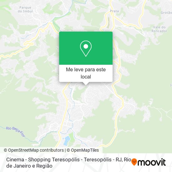Cinema - Shopping Teresopólis - Teresopólis - RJ mapa