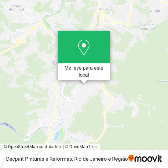 Decpint Pinturas e Reformas mapa