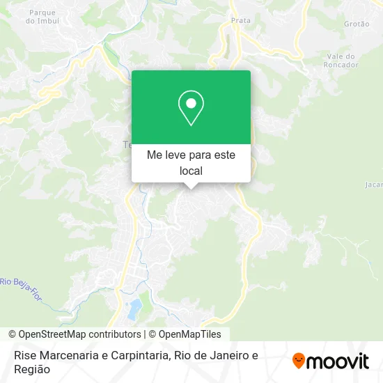 Rise Marcenaria e Carpintaria mapa