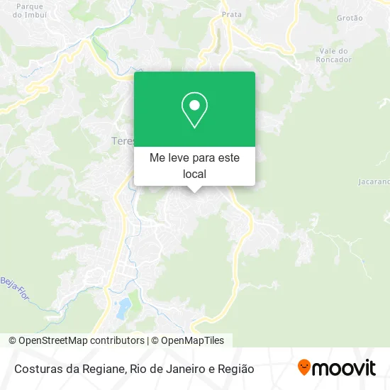 Costuras da Regiane mapa