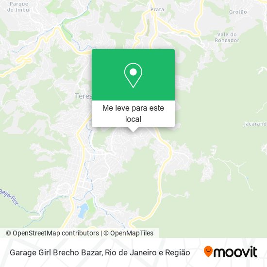 Garage Girl Brecho Bazar mapa