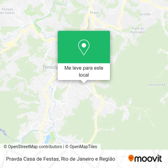Pravda Casa de Festas mapa