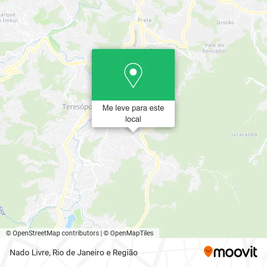Nado Livre mapa