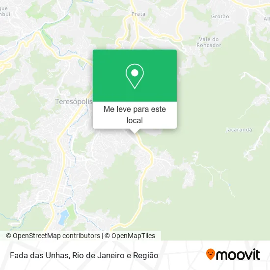 Fada das Unhas mapa