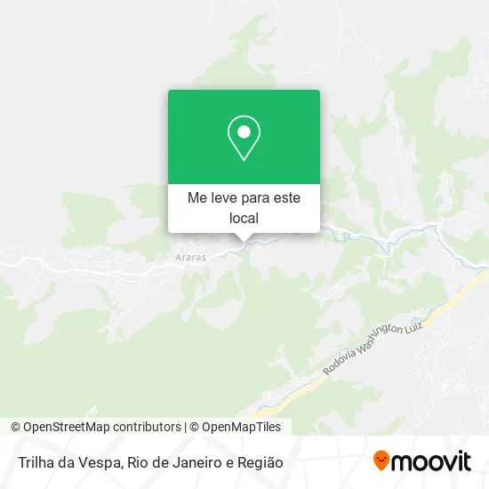 Trilha da Vespa mapa