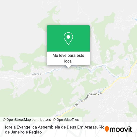 Igreja Evangelica Assembleia de Deus Em Araras mapa