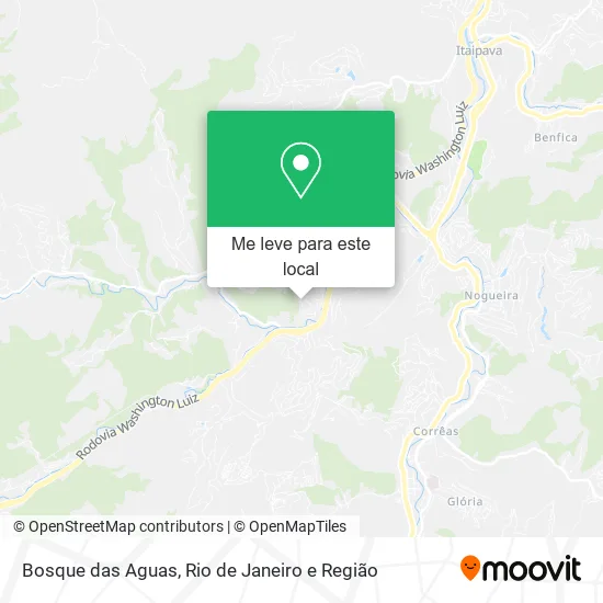 Bosque das Aguas mapa