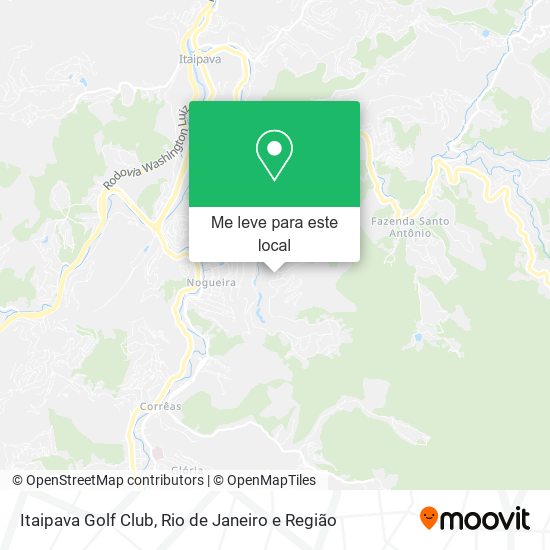 Itaipava Golf Club mapa