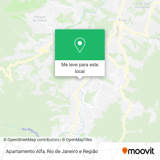 Apartamento Alfa mapa