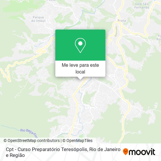 Cpt - Curso Preparatório Teresópolis mapa