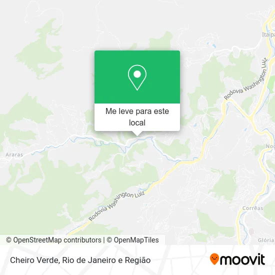 Cheiro Verde mapa