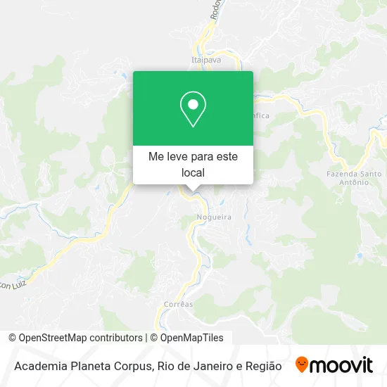 Academia Planeta Corpus mapa