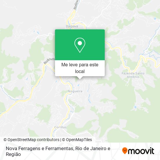 Nova Ferragens e Ferramentas mapa