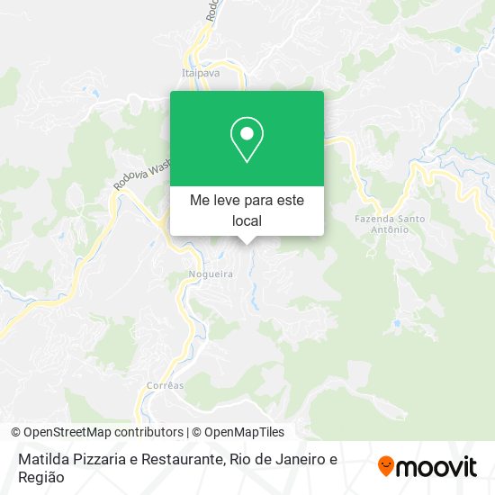 Matilda Pizzaria e Restaurante mapa