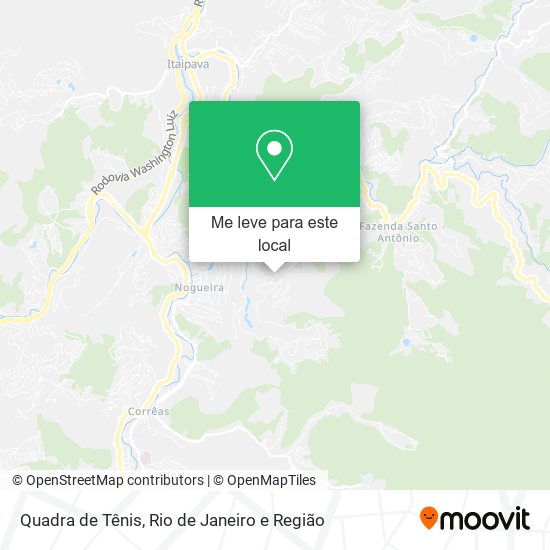 Quadra de Tênis mapa
