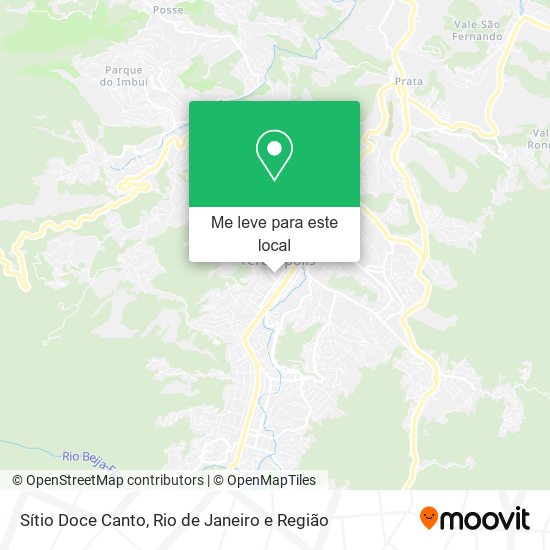 Sítio Doce Canto mapa