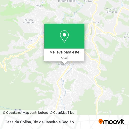 Casa da Colina mapa