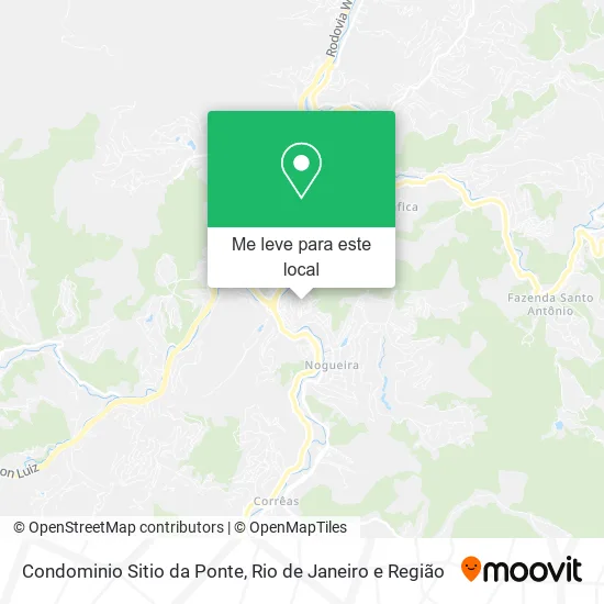 Condominio Sitio da Ponte mapa