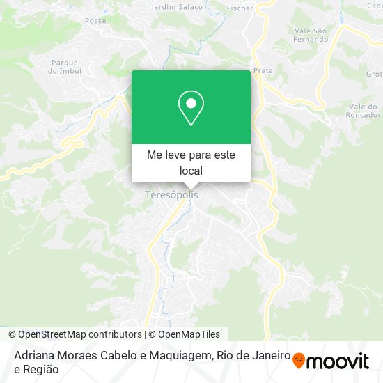 Adriana Moraes Cabelo e Maquiagem mapa