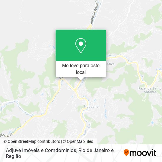 Adjuve Imóveis e Comdomínios mapa