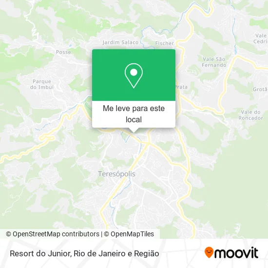 Resort do Junior mapa