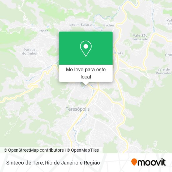 Sinteco de Tere mapa