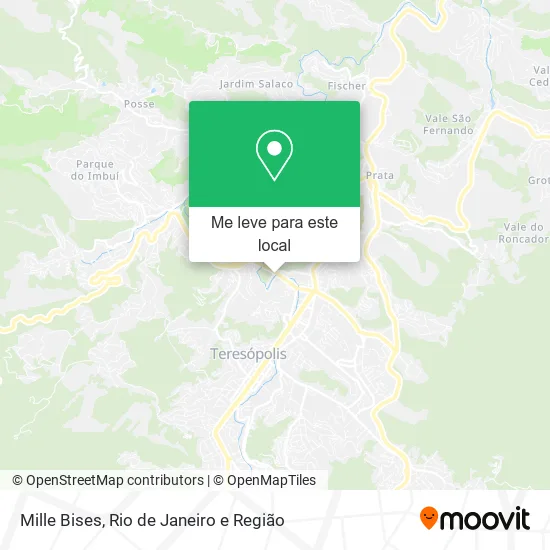 Mille Bises mapa