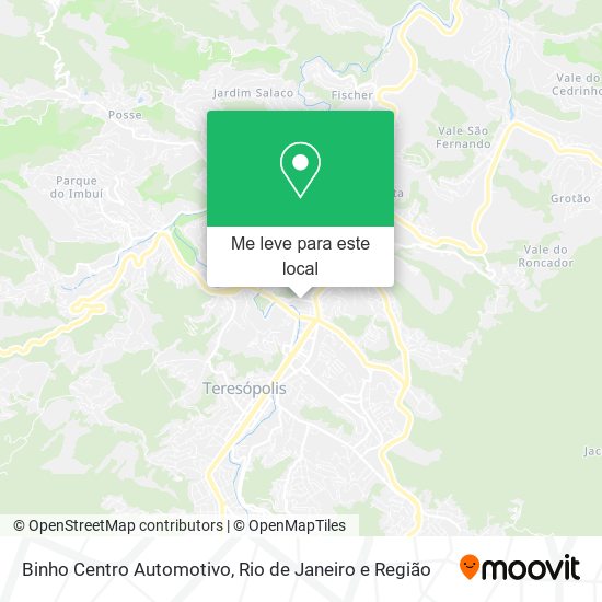 Binho Centro Automotivo mapa