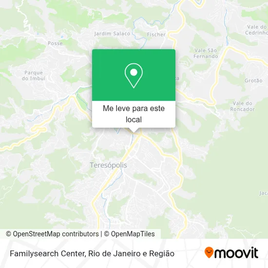 Familysearch Center mapa