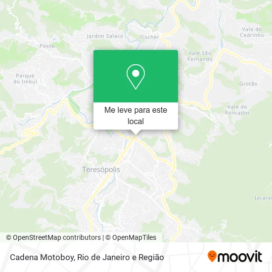 Cadena Motoboy mapa
