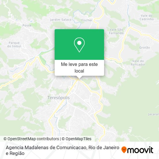 Agencia Madalenas de Comunicacao mapa
