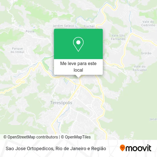 Sao Jose Ortopedicos mapa
