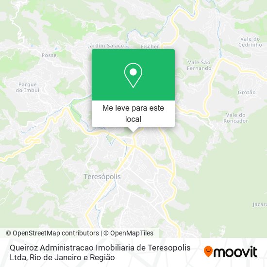 Queiroz Administracao Imobiliaria de Teresopolis Ltda mapa