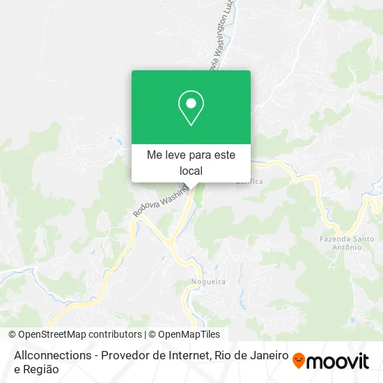 Allconnections - Provedor de Internet mapa