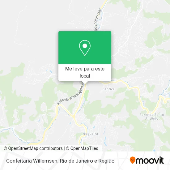 Confeitaria Willemsen mapa