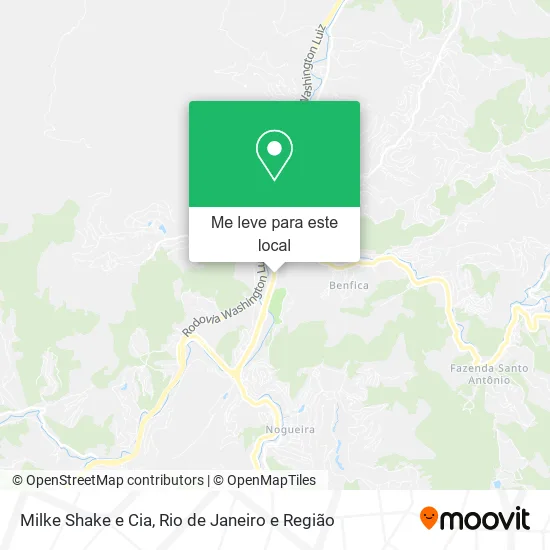 Milke Shake e Cia mapa