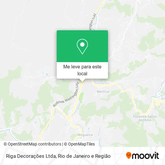Riga Decorações Ltda mapa