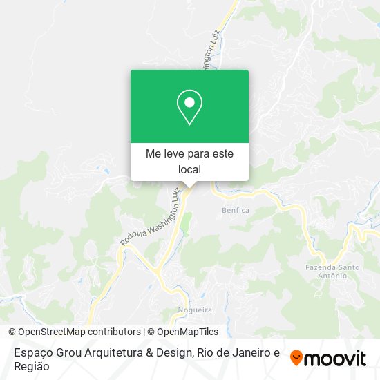 Espaço Grou Arquitetura & Design mapa